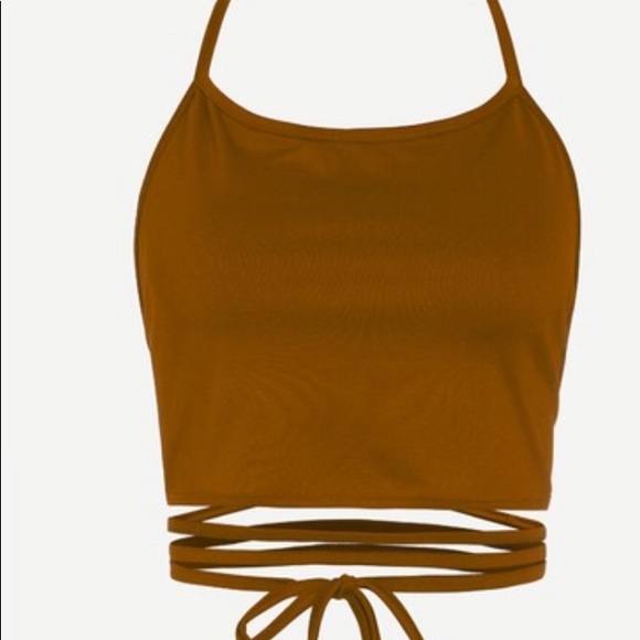 Open back halter crop top XS. - Picture 3 of 3